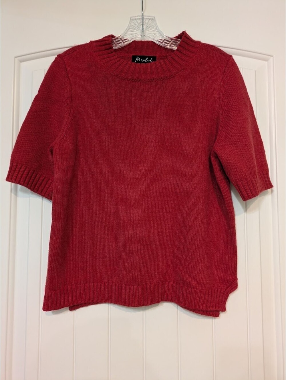 Marled Salsa Knit Sweater Red Size XS NWT
